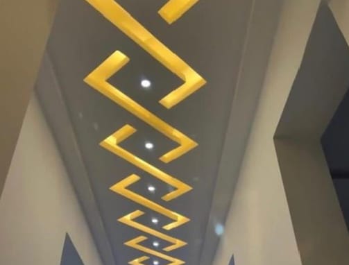 Gypsum Ceiling with LED